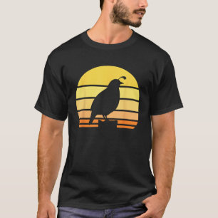 Cool Quail Art Men Women Bird Hunter Quail Upland  T-Shirt