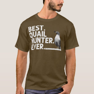 Cool Quail Hunting Art Men Women Upland Hunting Bi T-Shirt