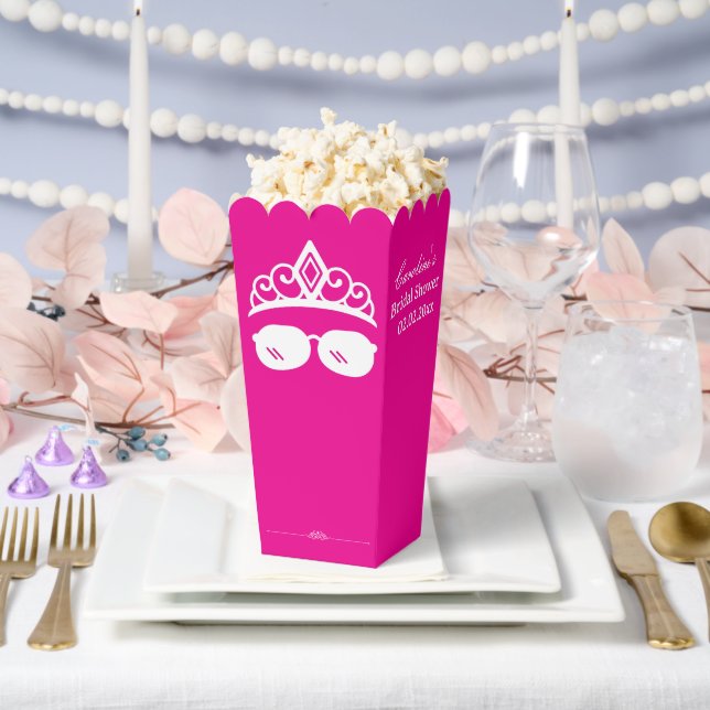 Cool Queen Tiara Princess Birthday Bridal Shower Favor Box (Wedding)
