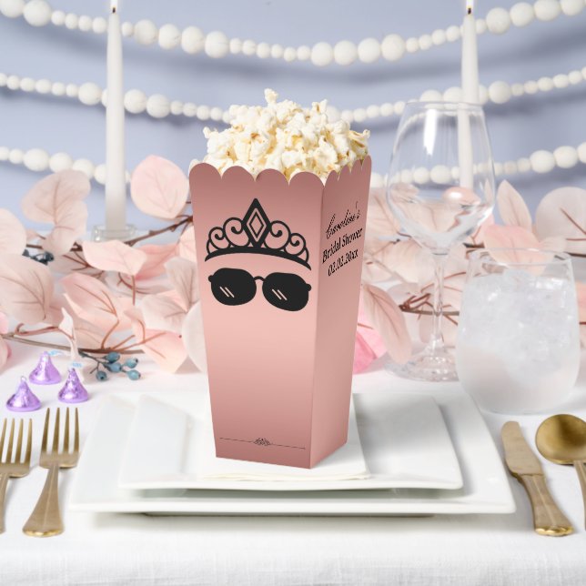 Cool Queen Tiara Princess Birthday Bridal Shower Favor Box (Wedding)