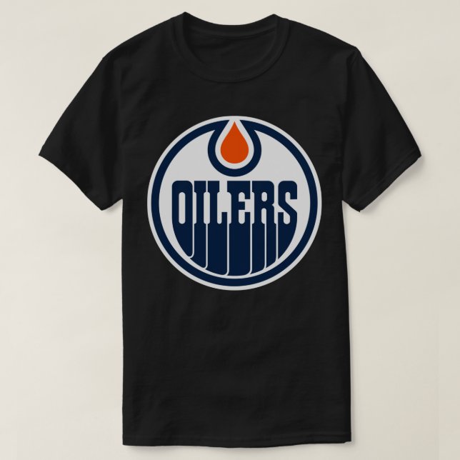 Cool "Oilers Sticker  T-Shirt (Design Front)