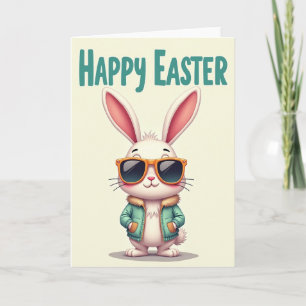 Cool Rabbit Celebration Card