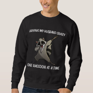 Cool Raccoon For Women Mom Trash Panda Animal Love Sweatshirt