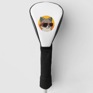 Cool Raccoon with sunglasses   Golf Head Cover