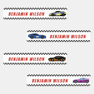 Cool Race Care Custom Name Tag Waterproof