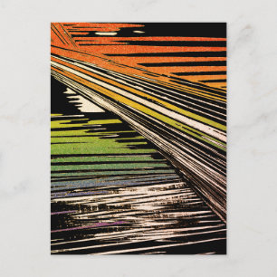 Cool Rainbow Bandana Postcard