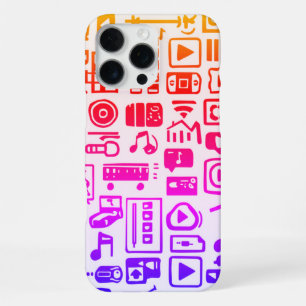 Cool Rainbow Pattern for Music Lovers iPhone 16 Pro Max Case