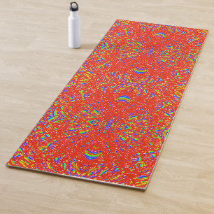 Cool rainbow simcha yoga mat