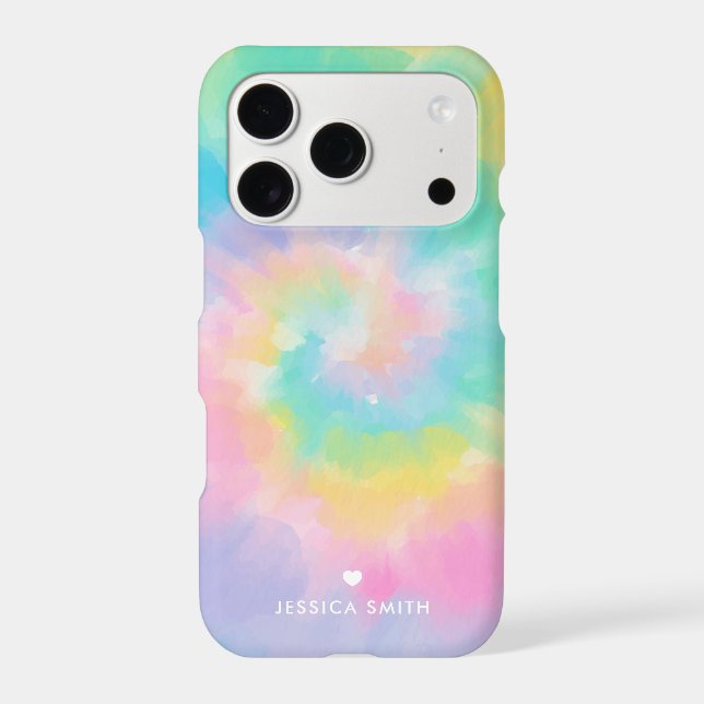 Cool Rainbow Tie Dye Pattern (Back)