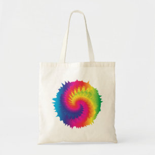 Cool Rainbow Tie Dye Tote Bag