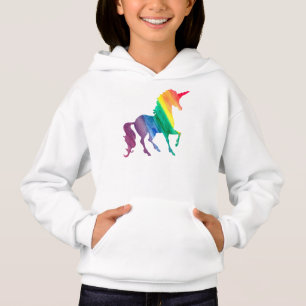Cool Rainbow Unicorn Watercolor Kids Beautiful