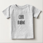 Cool Raoul baby t-shirt<br><div class="desc">Vintage French expression "Cool Raoul".</div>