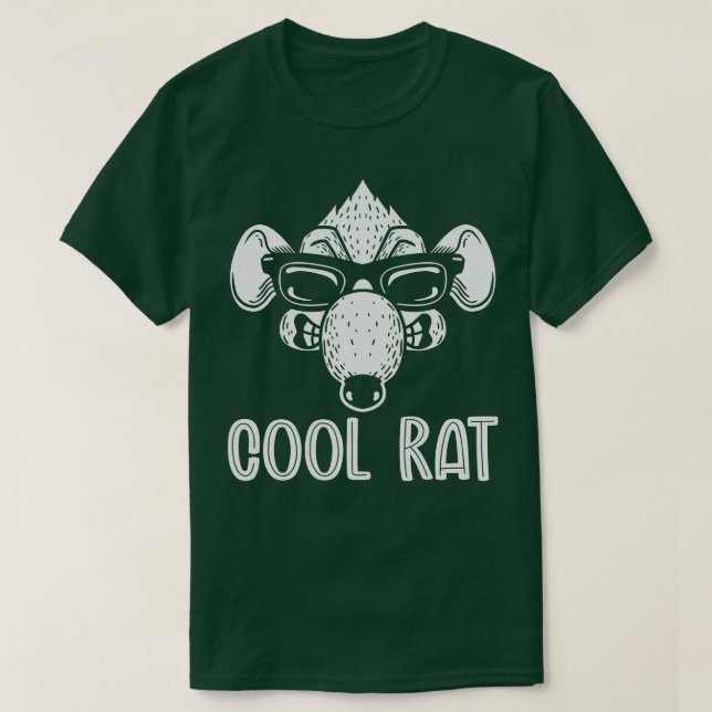 Cool Rat Mono T-Shirt (Design Front)