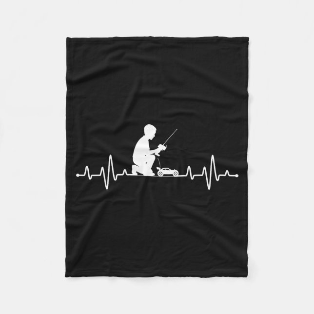 Cool Rc Racing Art For Men Women Remote Control Rc Fleece Blanket (Front)