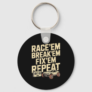 Cool Rc Racing Art For Men Women Remote Control Rc Keychain
