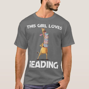 Cool Reading Art For Girls Mom Bookworm Learning B T-Shirt