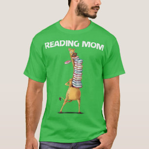 Cool Reading Art For Mom Women Bookworm Learning B T-Shirt