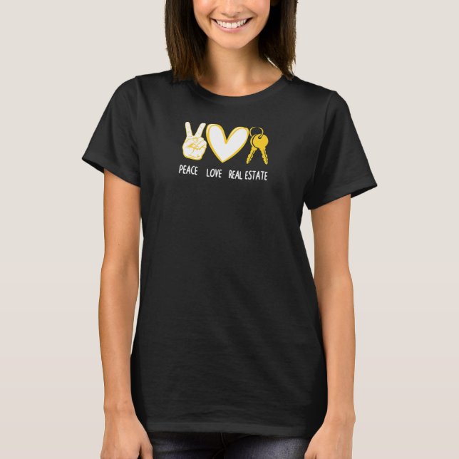 Cool Real  Agent Men Women Home Realtor Broker T-Shirt (Front)