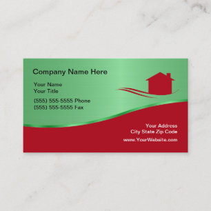 Cool Real Estate Business Card Unique