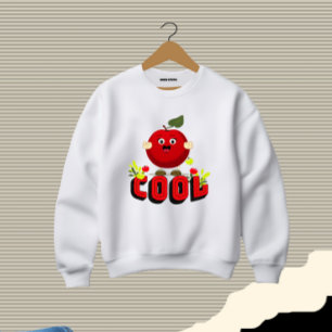 Cool red apple sweatshirt