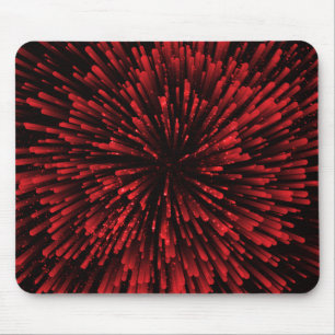 Cool red Explosion Design Mouse Pad