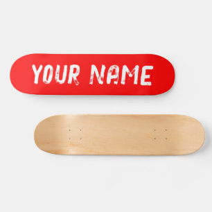 Cool Red Skateboard
