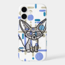 Cool Renard Fennec avec Lunettes de Soleil Blue Gé