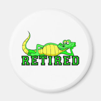 Cool retirement gator magnet