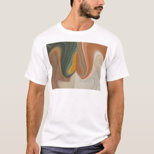 Cool Retro Abstract Graphic colourful Matata stran T-Shirt