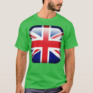 Cool Retro British Style Flag Emblem T-Shirt