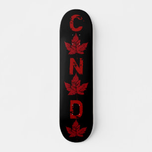 Cool Retro Canada Skateboard Vintage Maple Leaf