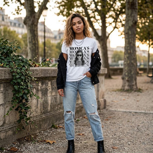 Cool Retro Custom Photo Typography Personalized T-Shirt