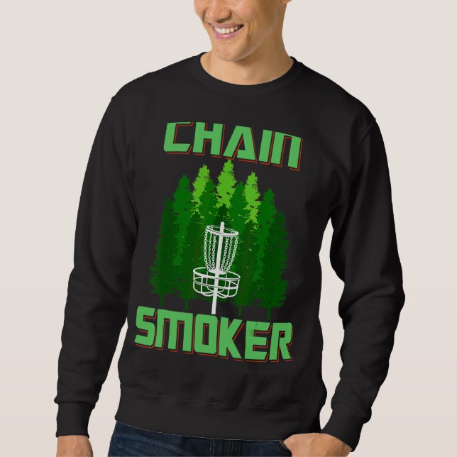 Cool Retro Disc Golf Sport 24 Sweatshirt (Front)