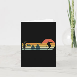Cool Retro Disc Golf Sport Card