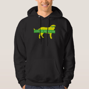 Cool Retro Dogs In Sunglasses Labrador Retriever Hoodie