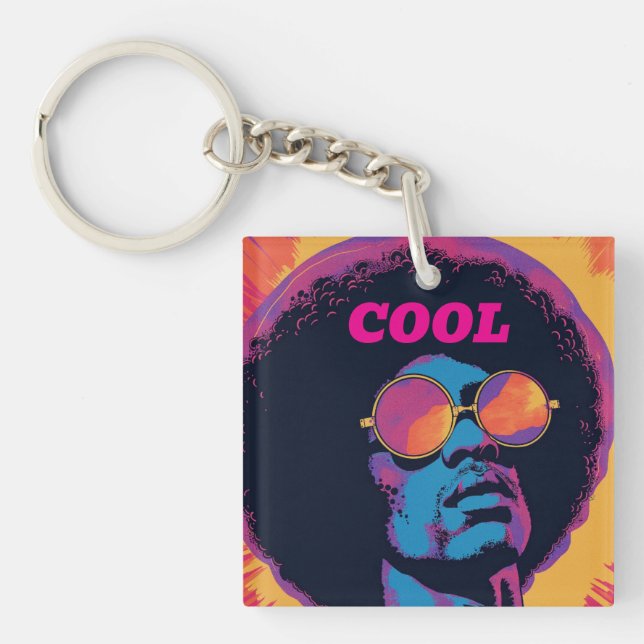 Cool/Retro Keychain (Front)