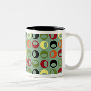Cool Retro Modern Spheres Coffee Mug