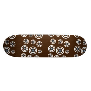 Cool retro old school skateboard