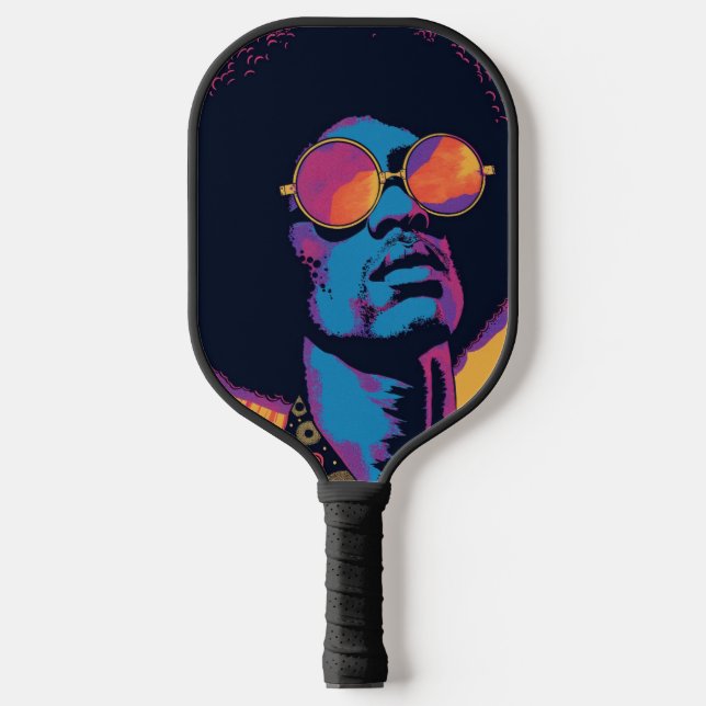Cool/Retro Pickleball Paddle (Front)