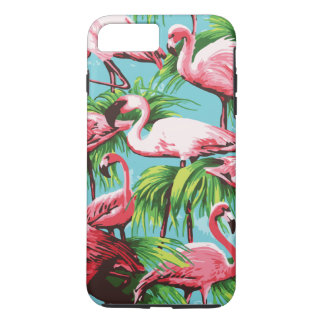 Cool Retro Pink Flamingos Case-Mate iPhone Case