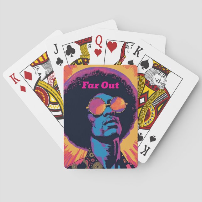 Cool/Retro Playing Cards (Back)