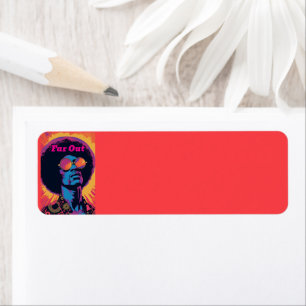 Cool/Retro Return Address Label