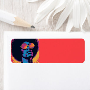 Cool/Retro Return Address Label