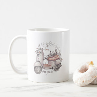 Cool Retro Scooter Coffee Mug