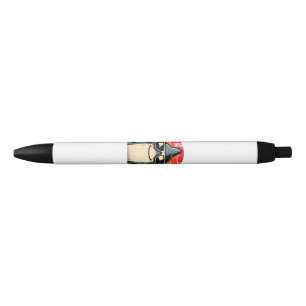 Cool Retro Shark in Sunglasses 70s 80s 90s Funny S Black Ink Pen