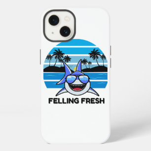 Cool Retro Shark with Sunglasses iPhone 13 Case