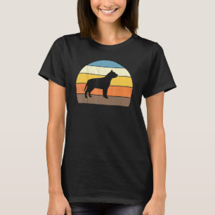 Cool Retro Sunset Pit Bulls - Great Pitbull Owner T-Shirt