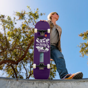 Cool Retro Surf Brooklyn Peace Skateboard