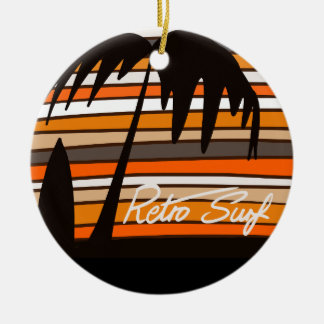 Cool Retro Surf ornement de Noël