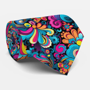 Cool retro tiled pattern tie